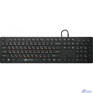 Клавиатура Oklick 520M2U черный/черный USB slim Multimedia [1061587]
