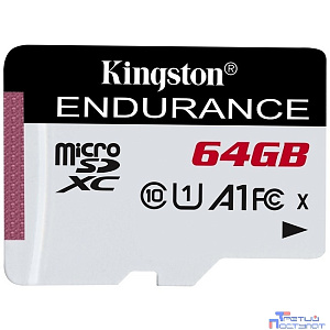 Micro SecureDigital 64Gb Kingston SDCE/64GB {MicroSDHC Endurance Flash Memory Card}