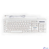 Клавиатура Gembird KB-8354U,{USB, бежевый/белый, 104 клавиши, кабель 1,45м}