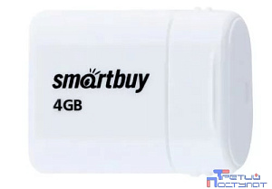 Smartbuy USB Drive 4GB LARA White (SB4GBLara-W)