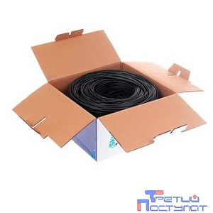 SkyNet Standart Кабель UTP outdoor 4x2x0,48, медный, FLUKE TEST, кат.5e, однож., (305м) box, черный [CSS-UTP-4-CU-OUT](АК5010170/1693219)
