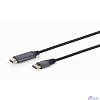 Кабель DisplayPort-HDMI Cablexpert, 4K, 1.8м, 20M/19M, черный, экран, пакет (CC-DP-HDMI-4K-6)