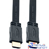PERFEO Кабель HDMI A вилка - HDMI A вилка, плоский, ver.1.4, длина 2 м. (H1302)