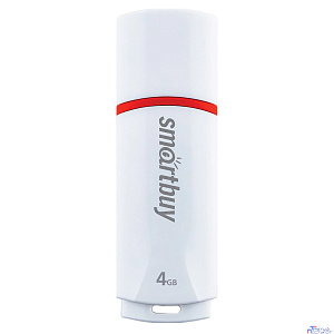 Smartbuy USB Drive 4Gb Crown White SB4GBCRW-W