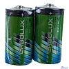 Ergolux R14 SR2 (R14SR2, батарейка,1.5В)(2 шт. в уп-ке)
