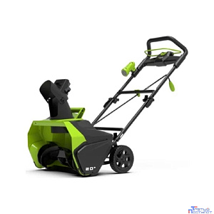 Greenworks Снегоуборщик аккумуляторный, 40V, 51 см, бесщеточный, с 1хАКБ 5 Ач и ЗУ [2600007UG]