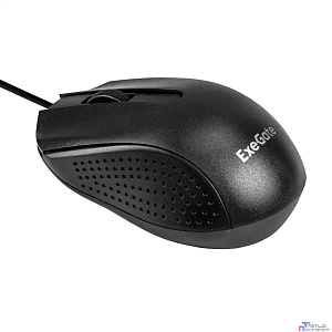Exegate EX298192RUS Мышь ExeGate Professional Standard SH-8012 (USB, оптическая, 1000dpi, 3D, 3 кнопки и колесо прокрутки, длина кабеля 1,35м, черная, Color Box)