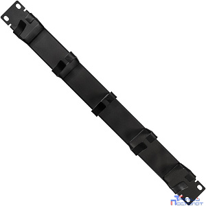 Exegate EX292869RUS Exegate EX292869RUS Кабельный органайзер ExeGate CM19-1U-5MR (горизонтальный 19" 1U, металлический, 5 металлических колец, глубина 45mm, цвет черный, RTL)