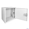 NTSS Шкаф настенный антивандальный распашной NTSS WAR 10U 600*500мм, 2 профиля 19, сварной, серый RAL 7035 NTSS-WAR10U6050