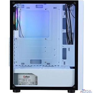 Корпус Formula CL-3302W RGB белый , Midi-Tower, без БП,ATX 2xUSB2.0 1xUSB3.0 audio bott PSU