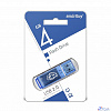 Smartbuy USB Drive 4GB Glossy series Blue (SB4GBGS-B)