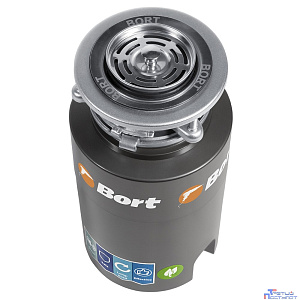 Bort Измельчитель пищевых отходов TITAN 4000 (Control) {Мощность л.с. 0,75 ; 560 Вт; 4,2 кг/мин; 3200 об/мин; 1400 мл; Металл ;набор аксессуаров 5 шт} [93410242]