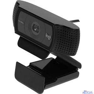 960-000998 Logitech HD Pro Webcam C920 { USB 2.0, 1920*1080, 2Mpix foto, Mic, Black}