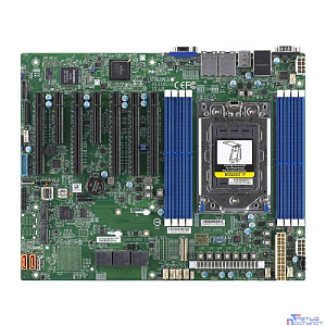 Supermicro MBD-H12SSL-i-B {ATX, 8 DIMM slots, 8 SATA3, 2 M.2, 8 SATA3 or 2 NVMe via single SlimSAS x8, 2 Gigabit Ethernet LAN Ports, ASPEED AST2500 BMC graphics, 7 PWM 4-pin Fans} OEM