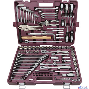 Thorvik TS142 Набор инструмента универсальный 1/4", 3/8" и 1/2"DR, 142 предмета