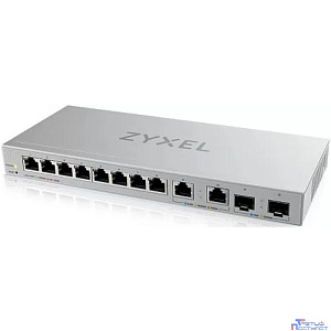 Zyxel XGS1210-12-ZZ0102F Multi-Gigabit Smart L2 Switch, 8xGE, 2x1/2.5GE, 2xSFP+, Desktop, Silent