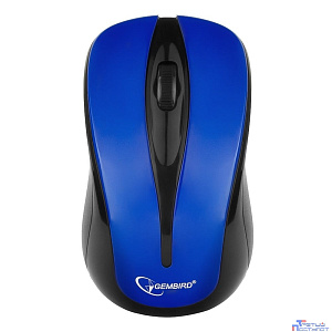 Gembird MUSW-325-B Blue USB {Мышь беспров., 2кн.+колесо-кнопка, 2.4ГГц, 1000 dpi}