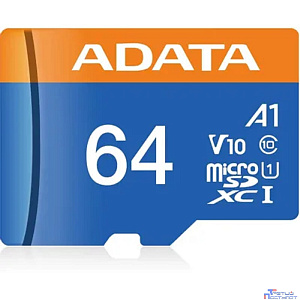Micro SecureDigital 64Gb A-DATA AUSDX64GUICL10A1-RA1
