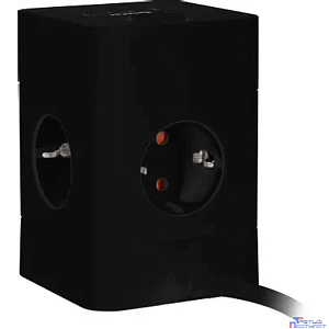 BURO BU-PTE4.1UC-Plus-B 1.5м (4 розетки) черный (коробка) {2090213}