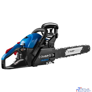 Зубр "ПРОФЕССИОНАЛ" [ПБЦ-400 40П] Бензопила цепная { хромир цилиндр, праймер, 40 см3 (1,5 кВт),  шина 40см, 12500 об/мин }