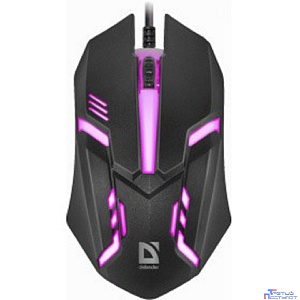 Defender Cyber MB-560L [52560] {Проводная оптическая мышь, 7 цветов, 3 кнопки,1200dpi, черный}