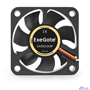 Exegate EX253943RUS Вентилятор ExeGate Mirage-H 50x50x10 гидродинамический подшипник, 4500 RPM, 22dB, 3pin