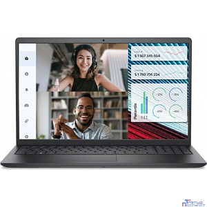 DELL Vostro 3520 [3520-3850] (КЛАВ.РУС.ГРАВ.) black 15.6" {FHD WVA i3-1215U/8Gb/512Gb SSD/RJ45/Linux}
