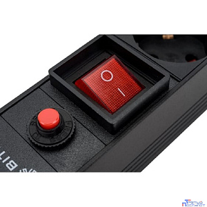 5bites PDU819A-07 Блок розеток 8S / AL / SWITCH / 1U / 19"