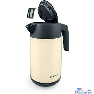 BOSCH TWK7L467 Чайник,1.7л. 2400Вт, бежевый