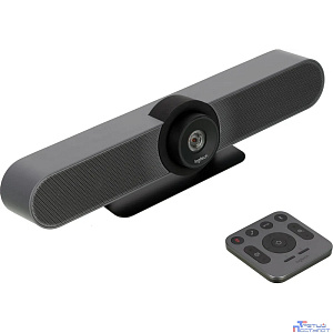 960-001102 Logitech MeetUp ConferenceCam [Ultra HD 4K, 2160p/30fps, пульт ДУ, интегрированная аудиосистема, USB-кабель 5м, в комплекте крепление и фурнитура для установки на стене]