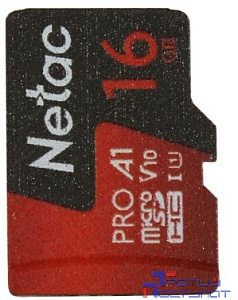 Micro SecureDigital 16GB Netac MicroSD P500 Extreme Pro Retail version card only [NT02P500PRO-016G-S]