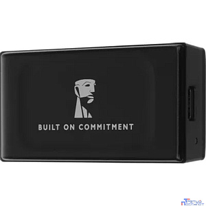 Kingston Portable SSD 2TB External XS1000 BOC,Type-C/A, USB 3.2 Gen 2, R/W 1050/1000MB/s, 70x33x14mm, 69g., Black (60 мес)