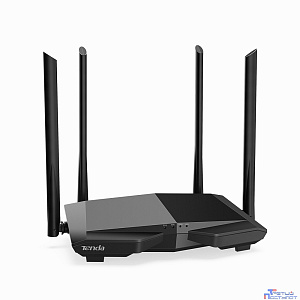 TENDA AC6 Wi-Fi маршрутизатор двухдиапазонный стандарта AC1200, 4 внешние антенны 6dBi, 1-port 10/100Mbps WAN, 3-ports 10/100Mbps LAN