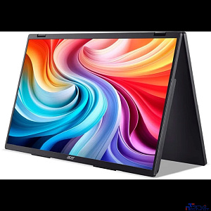 LCD Acer 18.5" PD193QEbmiuux Double Portable monitor {IPS 1920x1080 100Hz 4ms 250cd HDMI USB-C(15W) SPK AudioOut 2x2W Vesa} [UM.XP3CD.E01]