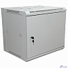 Rexant (04-2210) Шкаф настенный 19" 6U 600х450х370мм (ШхГхВ) - передняя дверь металл, боковые стенки съемные (разобранный), RAL 7035 PRO