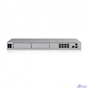 UBIQUITI UDM-Pro-Max Маршрутизатор, 1*SFP+, 8*1Gbit RJ45,1*SFP+ WAN, 1*2.5Gbit RJ45 WAN, 128GB SSD, 2*3.5" NVR HDD слота