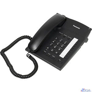 Panasonic KX-TS2382RUB (черный) {индикатор вызова,повторный набор последнего номера,4 уровня громкости звонка}