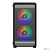 XASTRA Корпус A303M 3FRGB Black mATX/Mesh/ tempered glass / 2x140mm + 1x120mm FRGB fans/ A303M-2FC14F-1FC12F