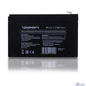 Ippon Батарея IPL12-7 12V/7AH {1361420}