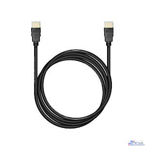 Bion Кабель HDMI v1.4, 19M/19M, 3D, 4K UHD, Ethernet, CCS, экран, позолоченные контакты, 2 м, черный [BXP-CC-HDMI4L-020]