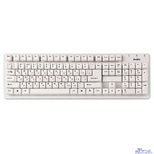 Клавиатура Sven Standard 301 USB белая (105 кл.)
