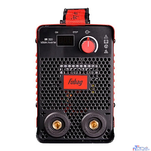 FUBAG IR 200 Инвертор сварочный [31403/41329/41776] { раб.напряжение 150-240В;Ном. напряжение, В 220, Сварочн. ток, А 30-200, Вес, кг 4,5}