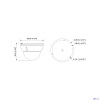 DAHUA DH-IPC-HDBW1230EP-0280B-S5 Уличная купольная IP-видеокамера 2Мп, 1/2.8” CMOS, объектив 2.8мм, ИК 30м, IP67, IK10, металл