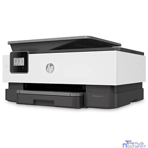 МФУ струйный HP OfficeJet 8023 (1KR64B) A4 Duplex WiFi USB RJ-45 черный/белый