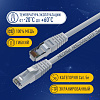 NEOMAX (NM23001-005) Шнур коммут. FTP 0.5 м, cat.5е, серый, многожильный