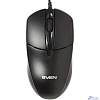 Мышь Sven RX-112 USB чёрная (2+1кл. 1000DPI, кор)