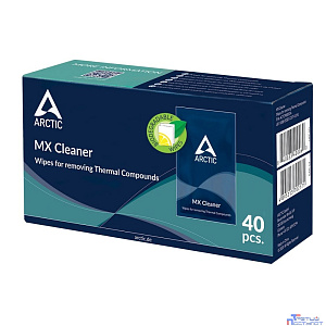 Салфетки для снятия термопасты MX Cleaner wipes (Box of 40 bags) ACTCP00033A
