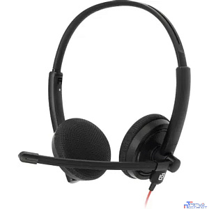 Oklick HS-L900 черный 2.8м накладные (