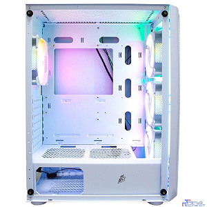 1STPLAYER FIREBASE X4 White / ATX, TG / 4x120mm LED fans inc. / X4-WH-4F1-W