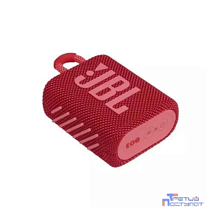 Колонка порт. JBL GO 3 красный 3W 1.0 BT (JBLGO3RED)